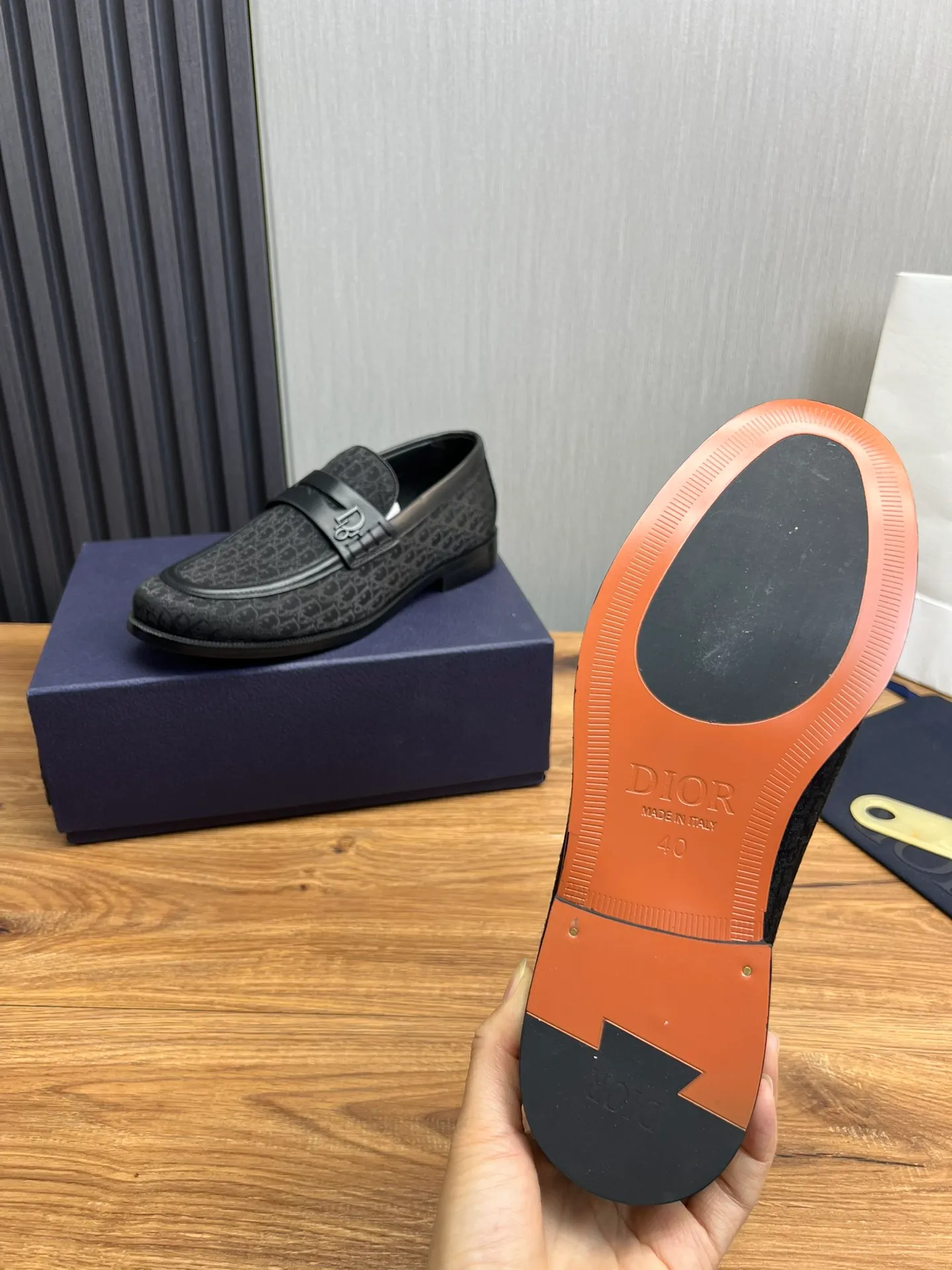 Men's men's shoes💰520💰 Dior men's business casual leather shoes👞all made of imported original brand leather, just to create a more comfortable wearing experience, upper: original cowhide➕imported sheepskin lining, original non-slip and wear-resistant rubber outsole✔️36-45 (38.45 non-returnable)